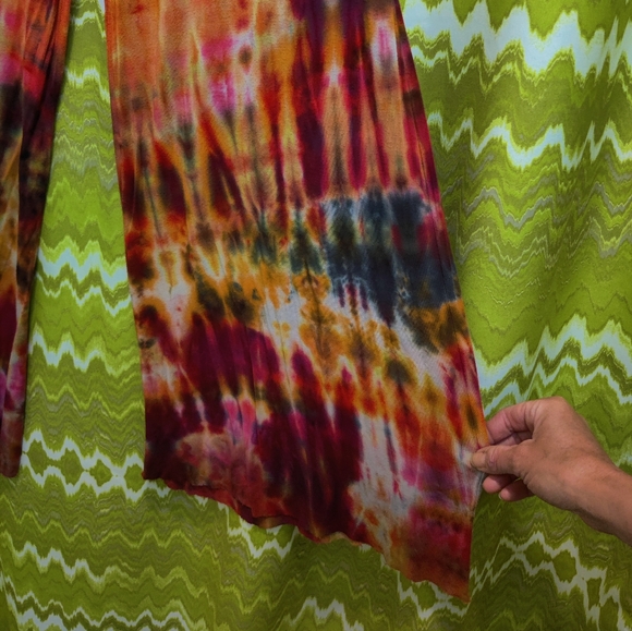 Fall Tie-dye Wide Leg Yoga Pants - Picture 3 of 10